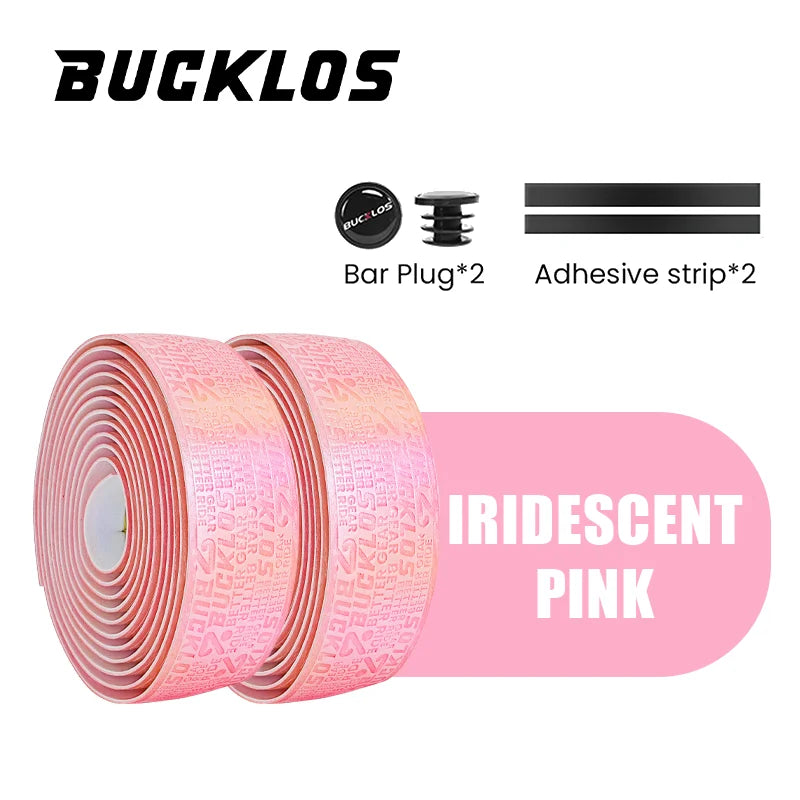 BUCKLOS  Ultralight Bicycle Handlebar Tape Anti-slip PU Wear-resistant Road Bike Bar Wrap Belts Soft EVA Cycling Handle Tapes