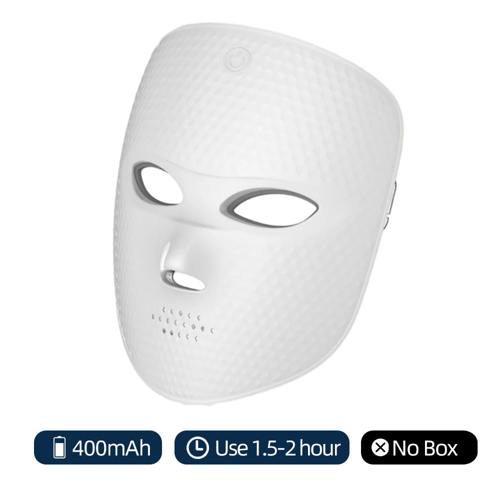 7 Colors LED Mask Photon Face Mask Skin Rejuvenation Repair Skin Facial Beatuy SPA Mask Wrinkle Remover Skin Care Wireless Use