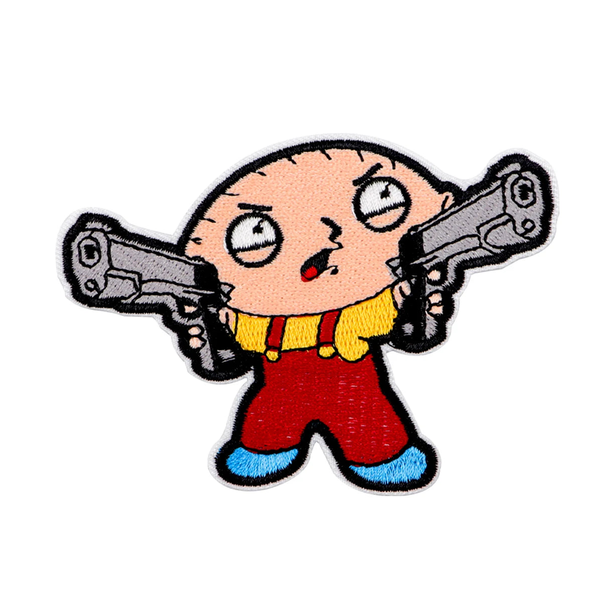 Cartoon Boy Iron On Patch Clothes Patch For Clothing Funny Embroidered Patch Garment Apparel Accessories Sewing Stickers