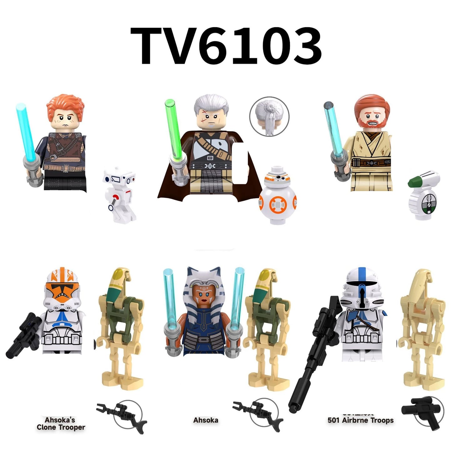 21st Nova Corps Custom Minifigures Star War Army Pack Purple Clone Troopers M15