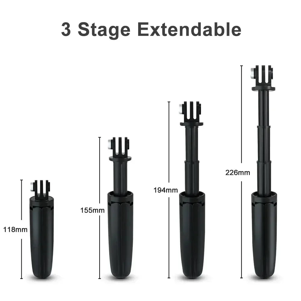 Sports Photography Camera Stand Portable Handheld Selfie Stick Retractable Desktop Tripod Outdoor Photography for Gopro 111/2/13