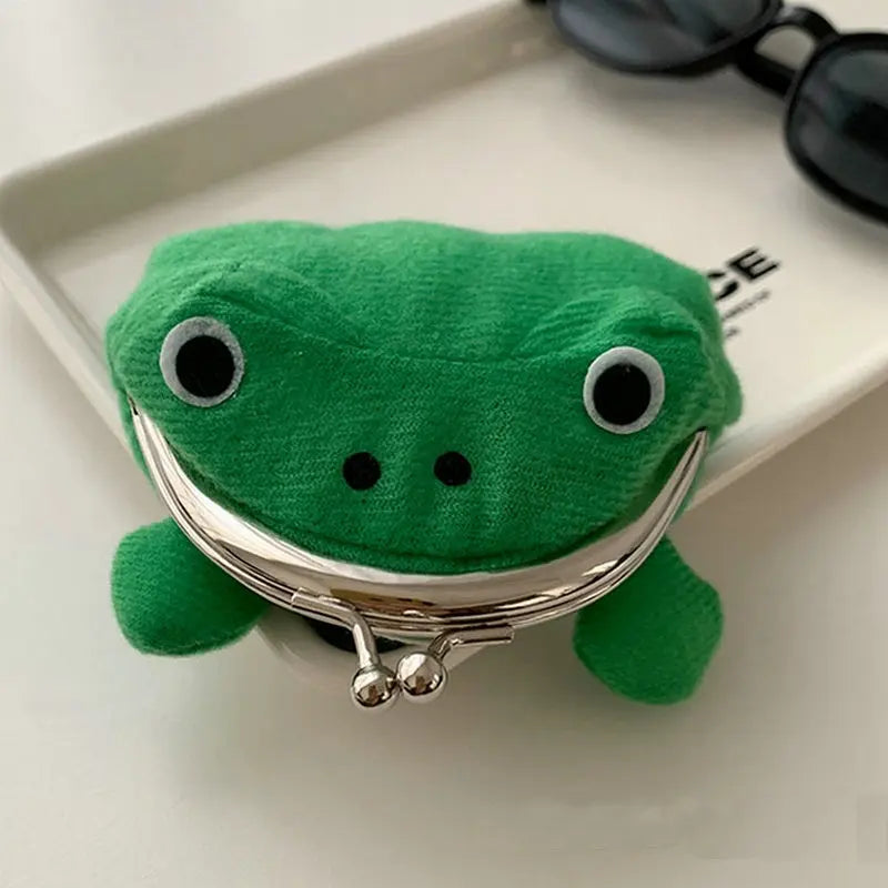 1PC Frog Coin Purses Cartoon Wallet Pouch Anime Manga Fluff Cute Wallet purse