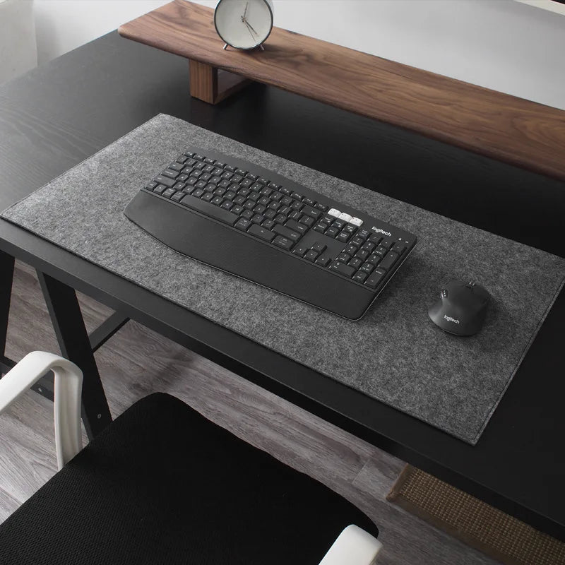 Large XXL Wool Felt Office Computer Desk Mat Laptop Cushion Desk Table Keyboard Big Mouse Pad Non-slip Mat Gamer Mousepad Mat