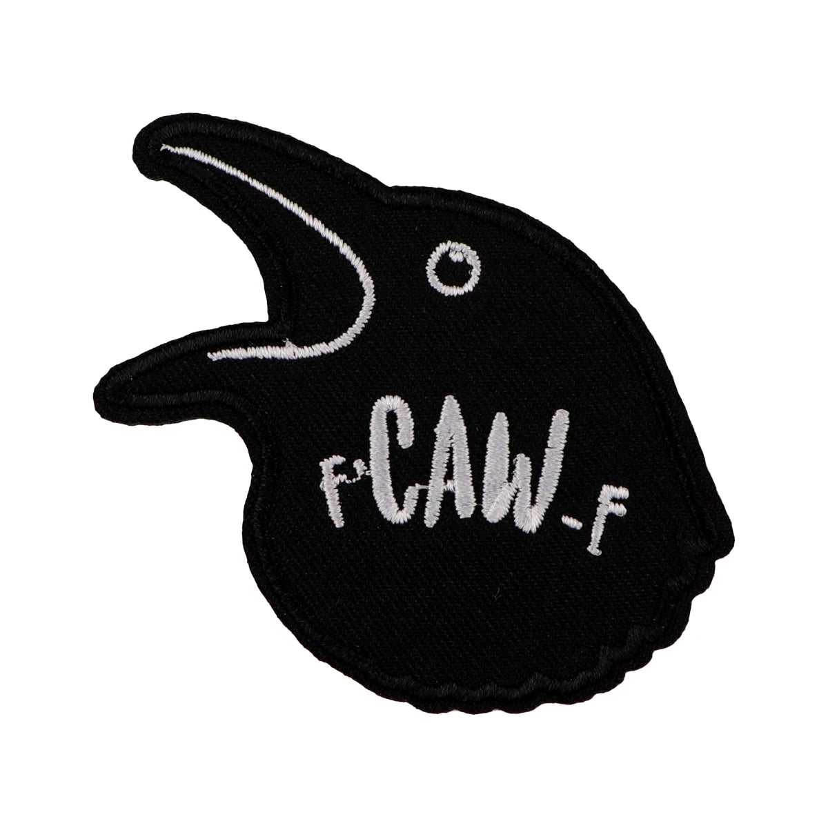 Cute Crow Embroidery Patch Funny Quotes Iron On Patches For Clothing Thermoadhesive Patches On Clothes DIY Sew Badges