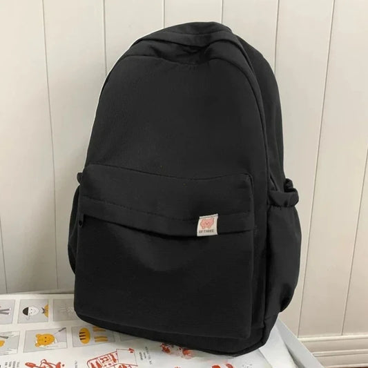 New Waterproof Nylon Women Backpack Female Travel Bag Backpacks Schoolbag for Teenage Girls Solid Color Bookbag Mochila Bookbag