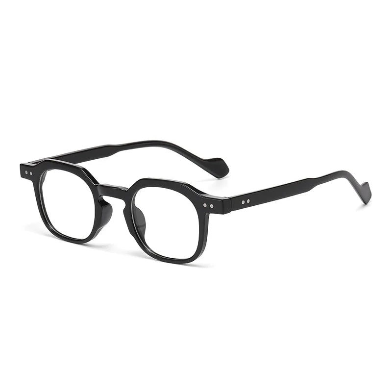 JNPCXI New Retro Small Square Men Glasses Frame Fashion Punk Eyewear Clear Anti-Blu-Ray Women Optical Frame Computer