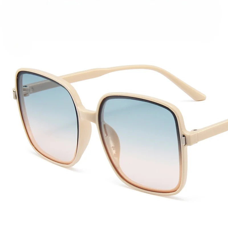 1 Piece Gradient Women's Large Frame Fashion Sunglasses