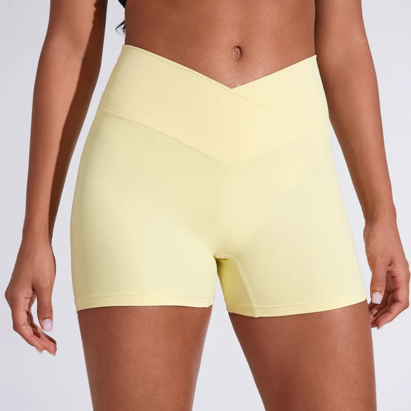DIAS FIT JOY women's sports shorts gym high elasticity tight fitting high waist running quick drying yoga pants hot pants