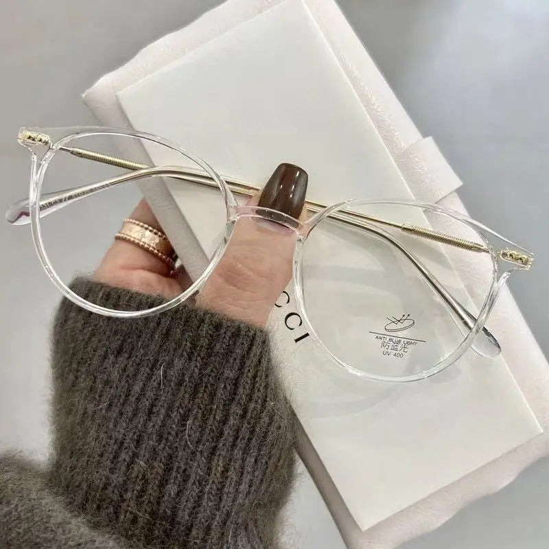【-50 to -300】Fashion Women myopia glasses graded Anti Radiation Anti blue light Computer glasses with grade
