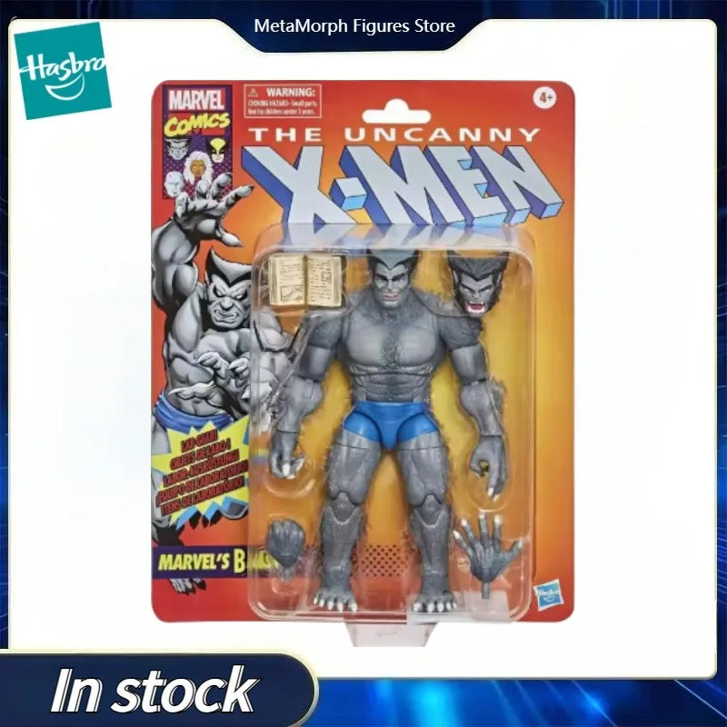 Original Hasbro Marvel THE UNCANNY X-Men Beast Anime Figure Toy Collection Model