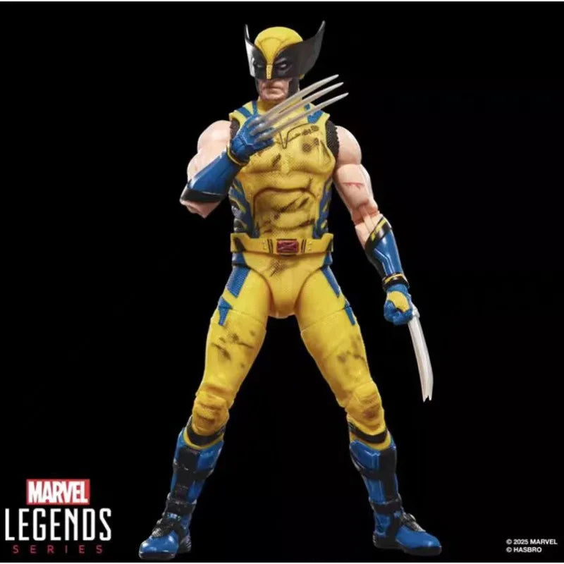 Original Hasbro Marvel DEADPOOL/CASSANDRA NOVA/COWBOYPOOL/X-23/BLADE/WOLOVRINE (BROWN SUIT)/WOLOVRINE Anime Figure Toy