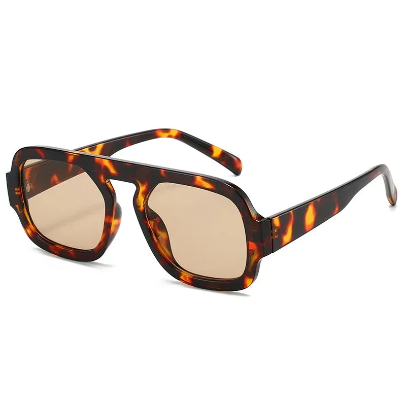 JNPCXI Retro Square Sunglasses Women Fashion Brand Design Gradient Shades UV400 Men Punk Sun Glasses