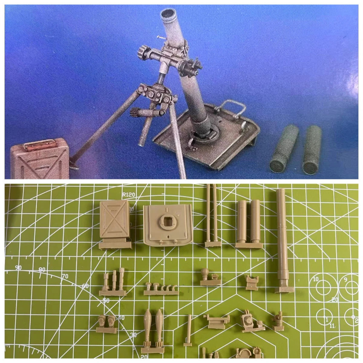 120mm Die Casting Resin Model Assembly Kit Model Kit Grey Status