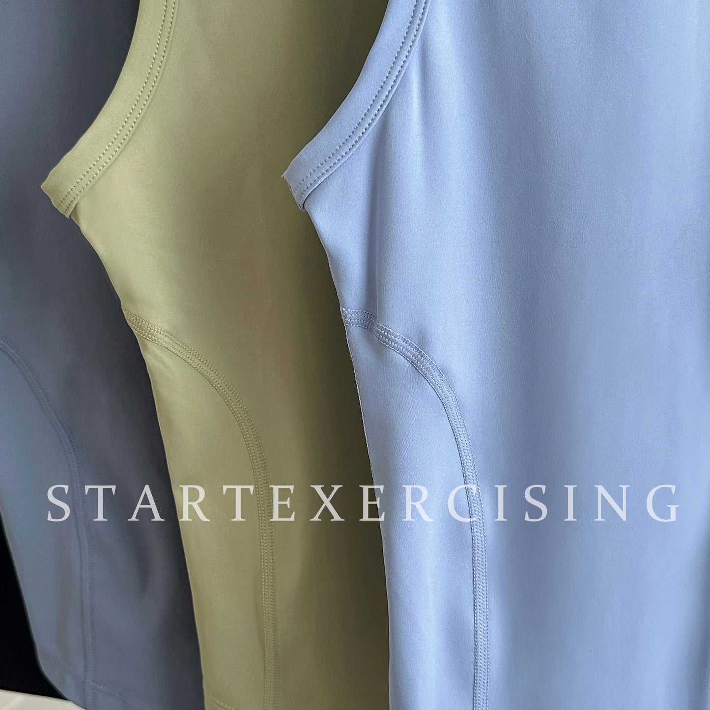 Women Zip Up Sleeveless Tank Tops Stand Collar Slim Sports Vest Solid Color Workout Running Yoga Crop Tops