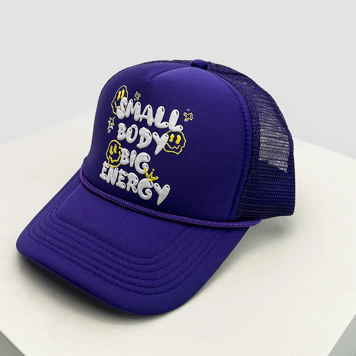 New Unisex Interesting 3D Printed Letters Baseball Hats Sunshade Hip Hop Breathable Cute Trucker Caps Mesh Versatile Casual ins