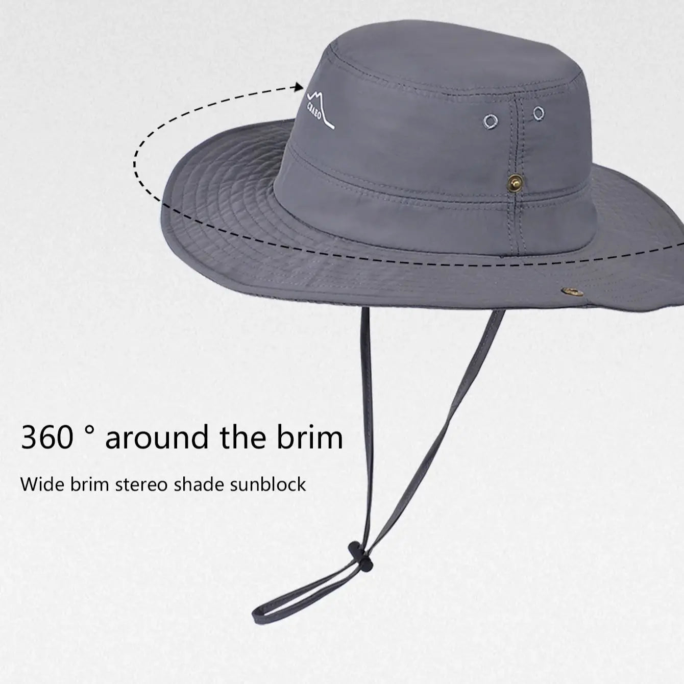 9260New waterproof quick-drying fisherman hat summer large overhang protection hat for men and women outdoor mountaineering fish