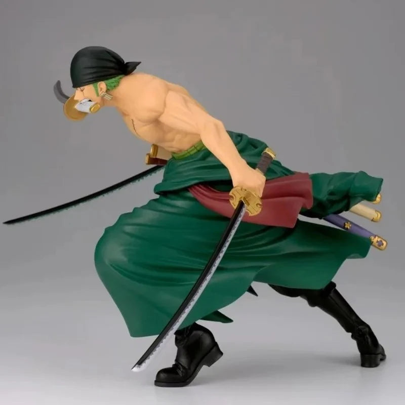 【IN STOCK】Original Banpresto Grandista One Piece Roronoa Zoro II 28cm Action Figure PVC Collectible Model Toy Gift