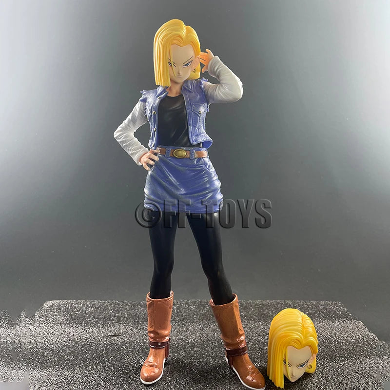 Anime Dragon Ball Z Android 18 Figure Android 18 26cm PVC Action Figurine Collection Model Toys For Children Gifts