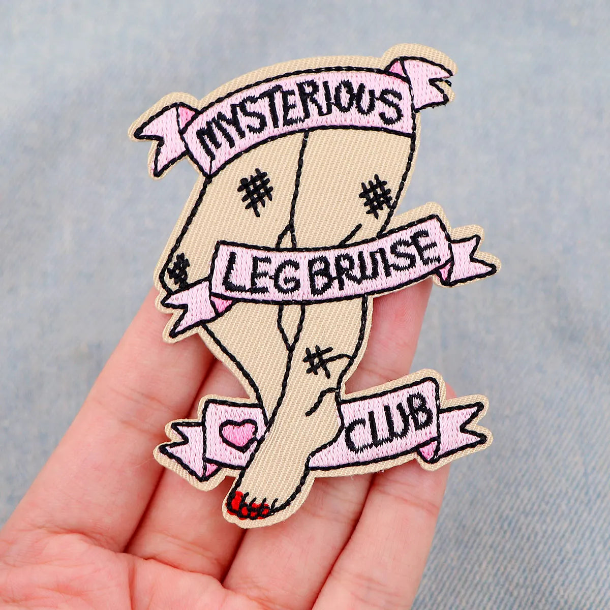 Funny Quotes Embroidered Patches for Clothing Koi Patches on Clothes Stickers Iron on Patches Animal Stripes Diy Appliques