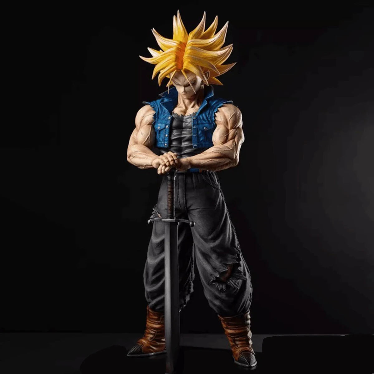 Anime Dragon Ball Z Trunks Figure  Future Trunks Action Figures 25CMPVC Statue Collection Model Toys for Children Gifts