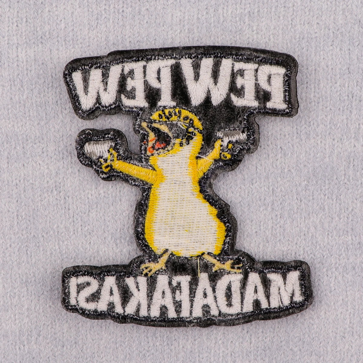PEW PEW Funny Duck Quotes Patches For Clothing Patches Appliques Iron on Badges Clothes Stickers DIY Sewing Embroideriy Stripes