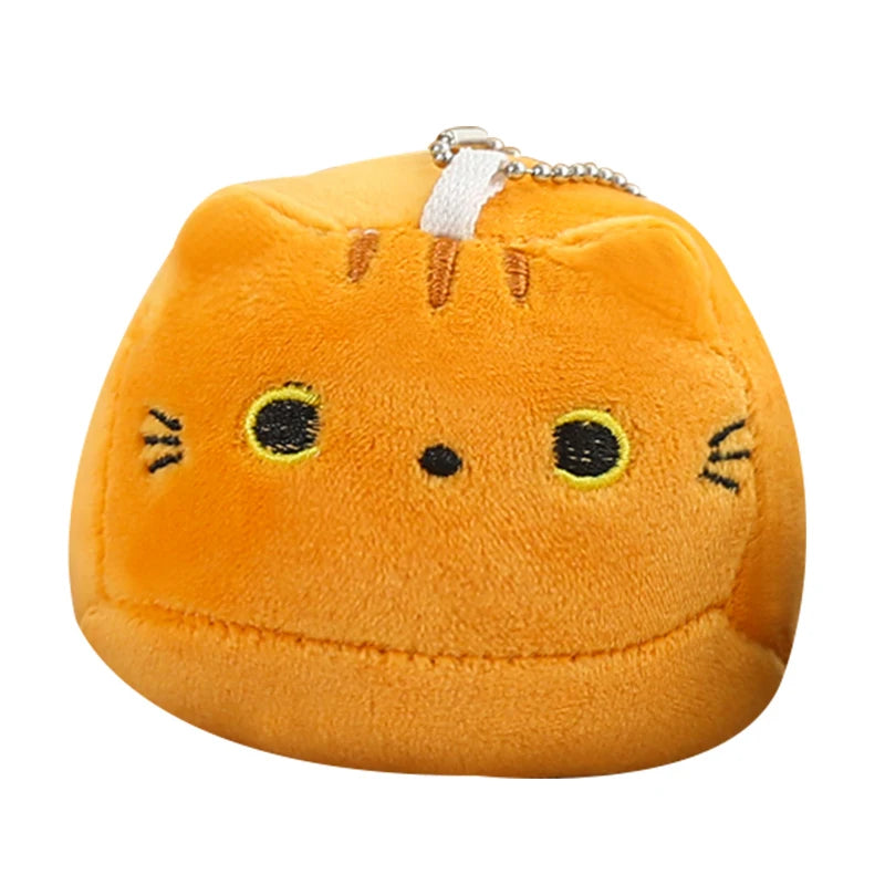 Kawaii Creative Oval Cat Plush Doll Four Baby Cat Pendants In A Big Mother Cat Body Combined Doll Super Soft Gift For Boys Girls