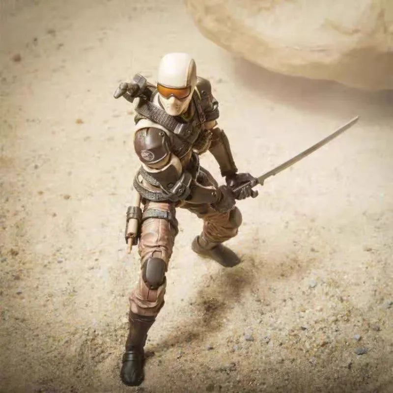 Original Hasbro G.I. Joe Classified Series Desert Commando Snake Eyes Action Figure Toys Ornaments Model