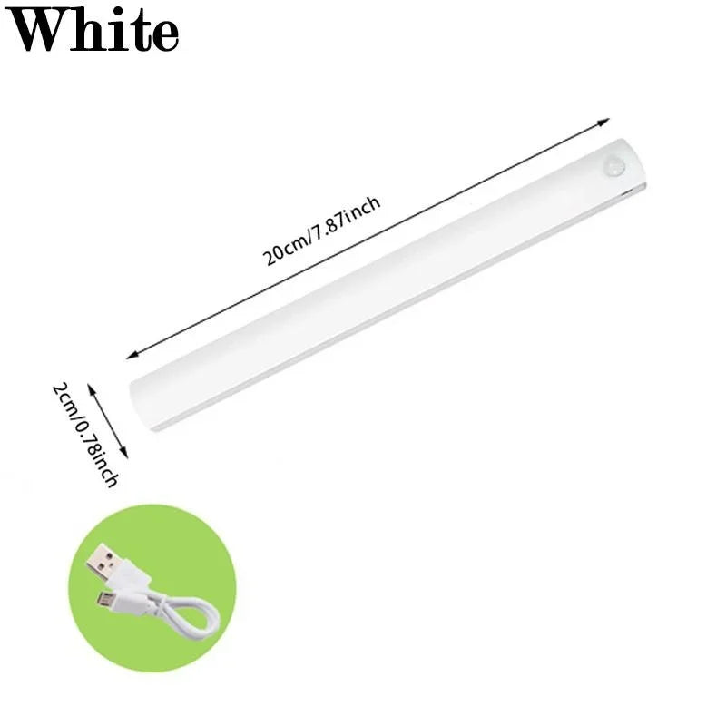 LED Night Light Motion Sensor Cabinet Light Night Lamp Under LED Magnetic Closet Light for Kitchen Cabinet Led