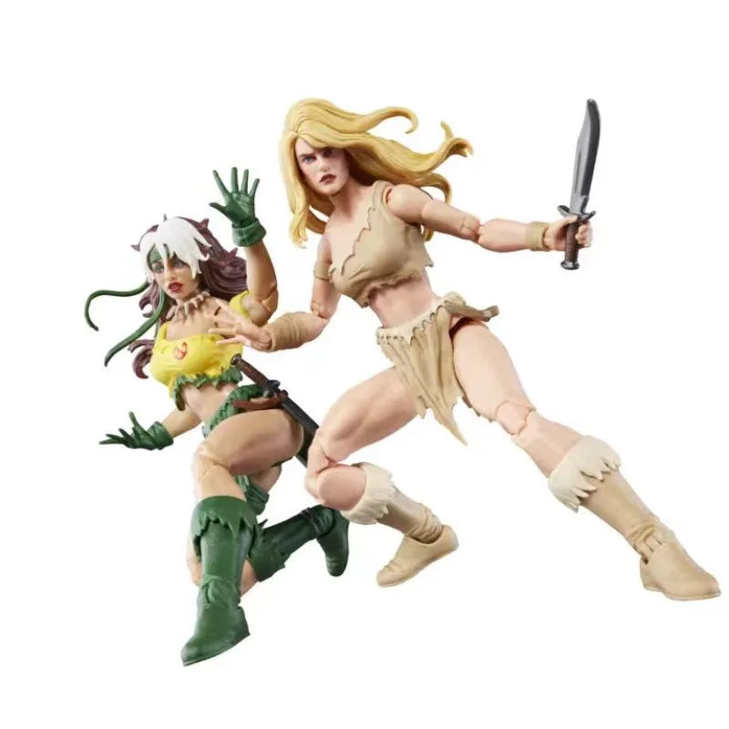 Original Hasbro Marvel Legends Series Gamerverse Shanna The She-Devil Rogue Sauron Anime Figures Toys Collection Models