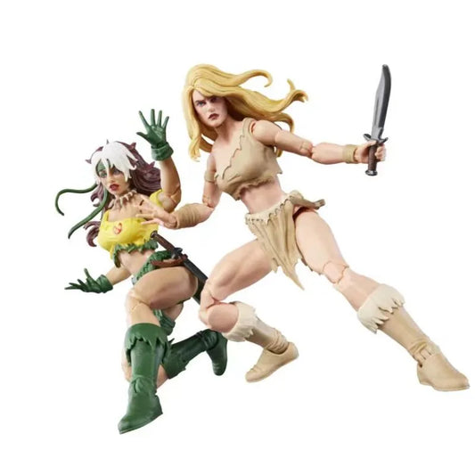Original Hasbro Marvel Legends Series Gamerverse Shanna The She-Devil Rogue Sauron Anime Figures Toys Collection Models