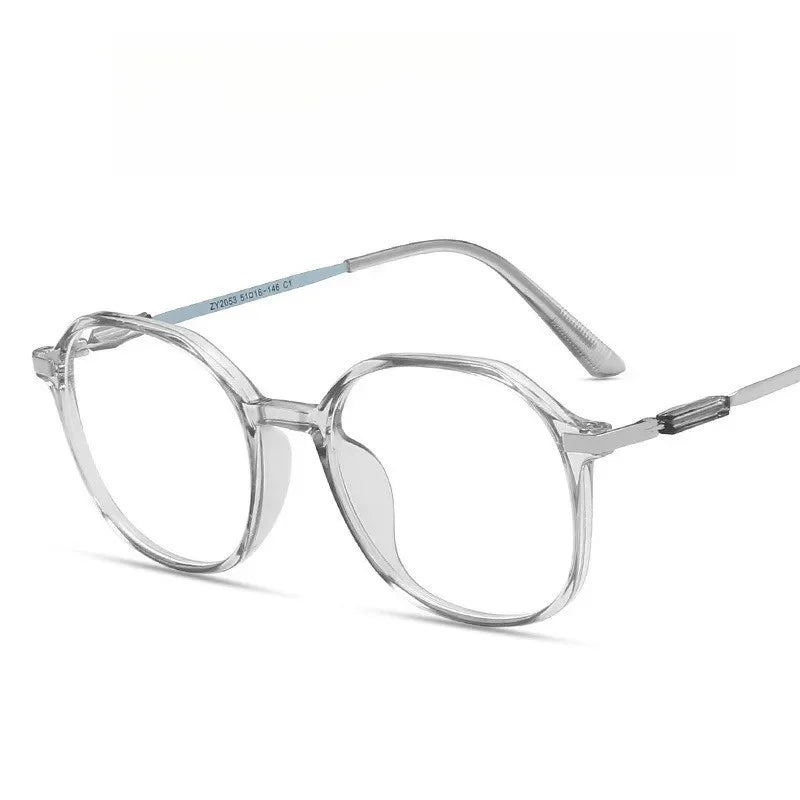 New Women's Flat Mirror Polygonal Women's Decorative Glasses Frame Suitable for Daily Wearing in Photography