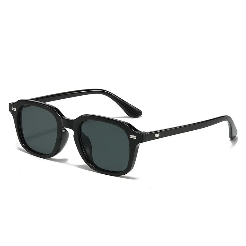 JNPCXI Square Candy Color Women Sunglasses Retro Rivets Men Trending Orange Sun Glasses Shades UV400
