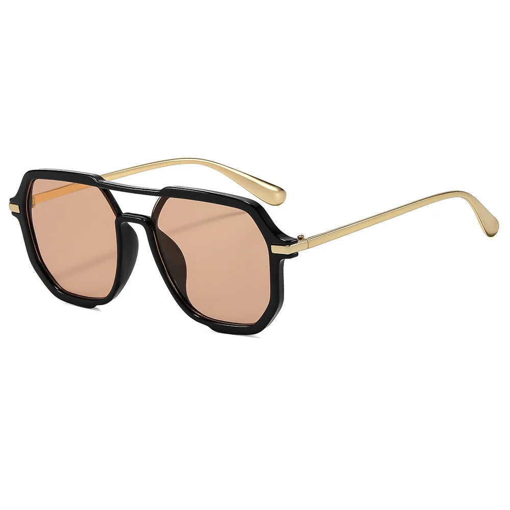 JNPCXI New 2026 Men Sunglasses Designer UV400 Pilot Sun Glasses Metal Temple Fashion Travel Shades Lunettes De Soleil Pour Homme
