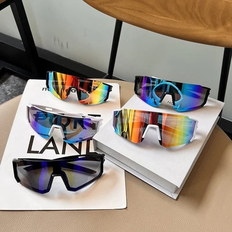10pcs Cycling Goggles Men and Women Sunglasses Motorcycle Windproof Glasses Mountaineering Outdoor UV Protection Sunglass