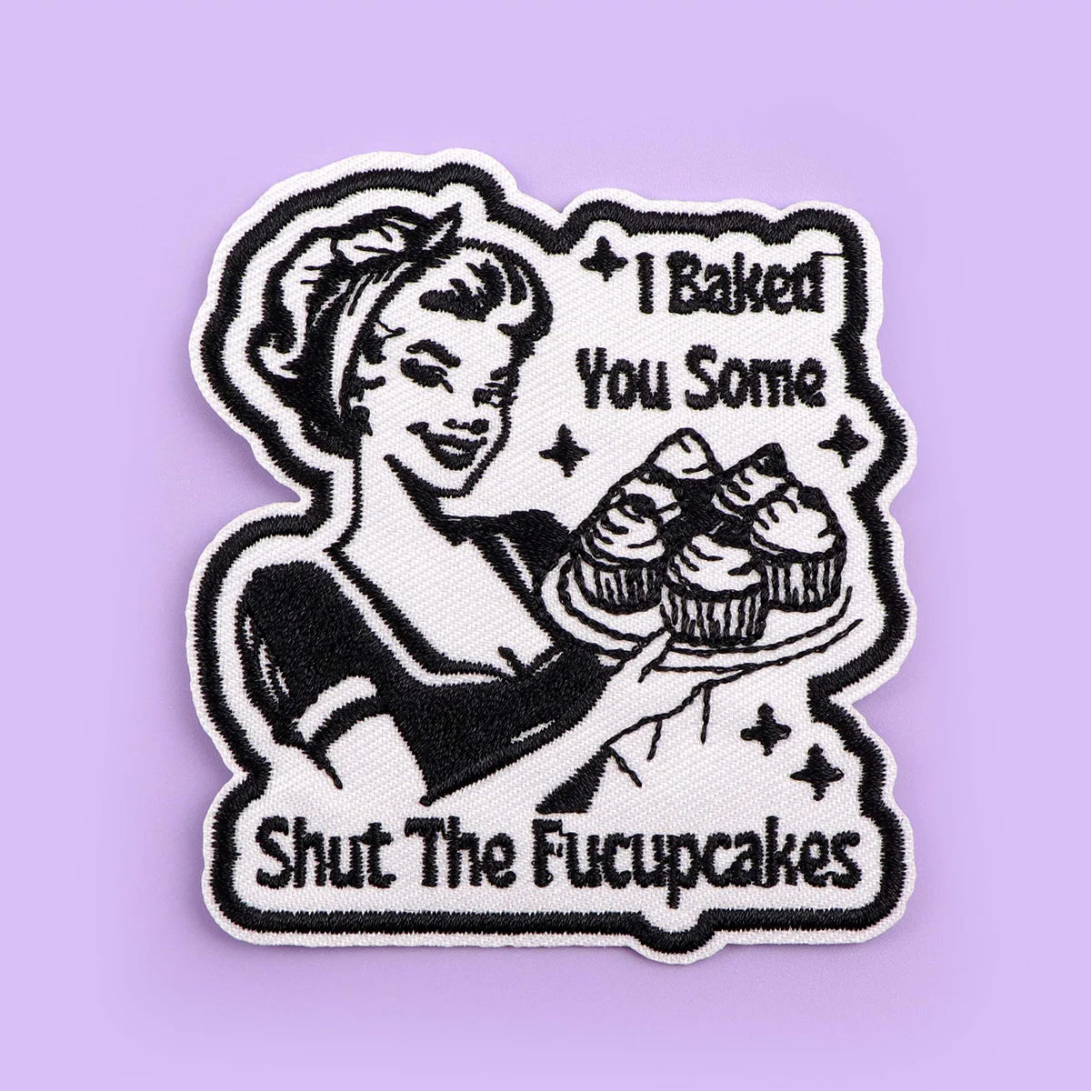 Cake Embroidery Patch Funny Quotes Iron On Patches For Clothing Thermoadhesive Patches On Clothes DIY Sew Badges
