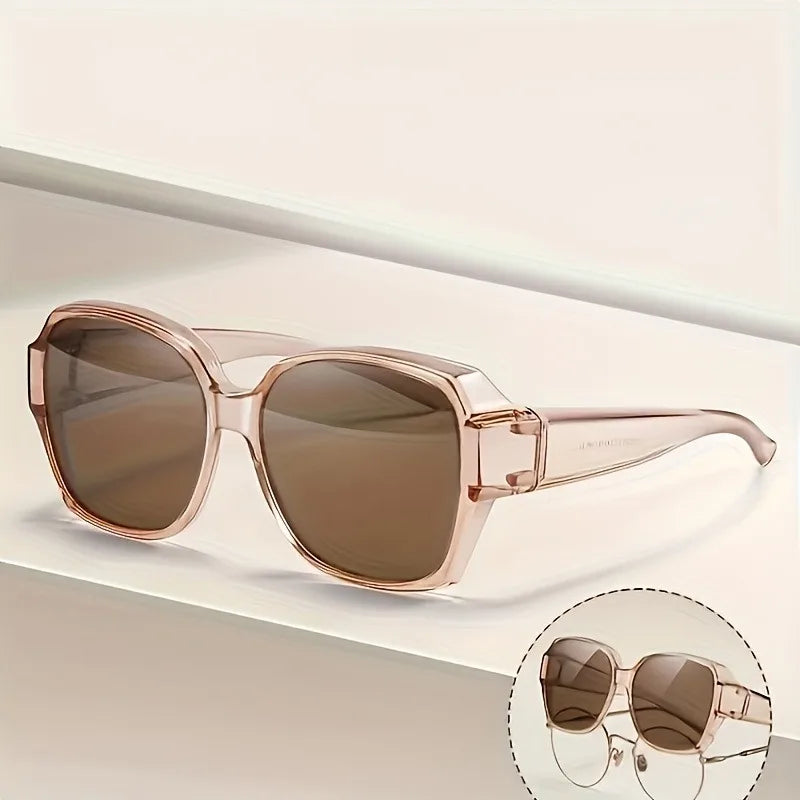 Sunglasses Nearsighted Glasses Anti Glare Polarized Glasses Men's Driving Only Women's Large Face Summer Glasses