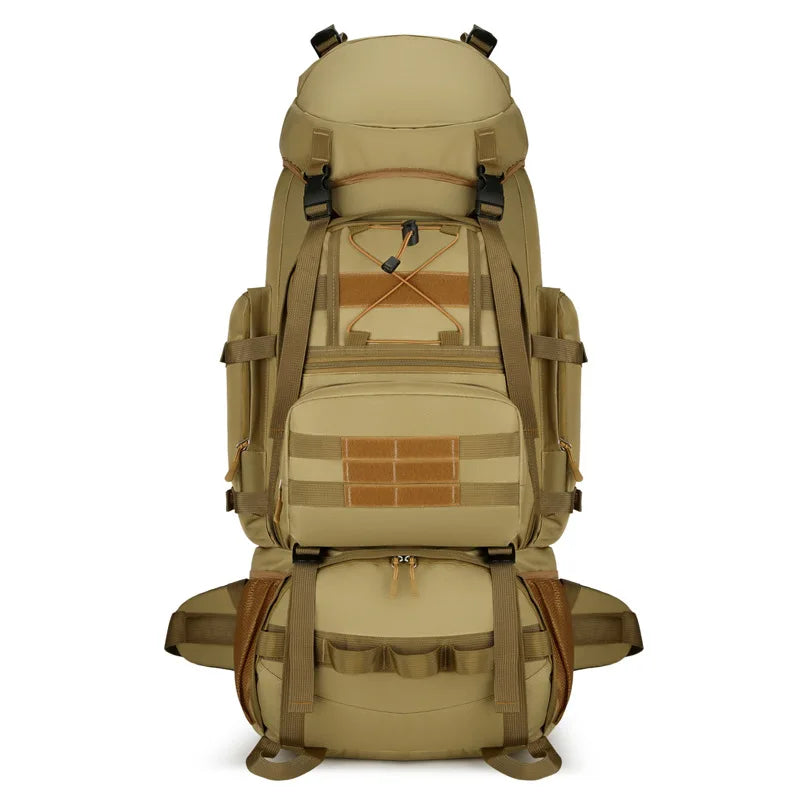 90L Tactical Backpack Travel Camping Luggage Molle Bag Outdoor Hiking Trek Bags