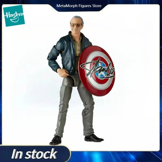 Original Hasbro Marvel Legends Series Stan Lee Cartoon Action Figure Toys Model Ornaments