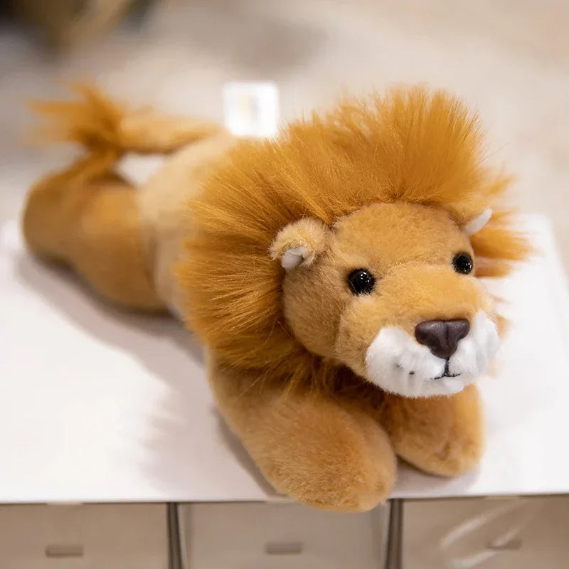 Hot Sale 22cm Mini Stuffed Forest Animals Bulk Jungle Animal Lovely Toys Lion Tiger Fox Deer Zebra Plush for Birthday Gift