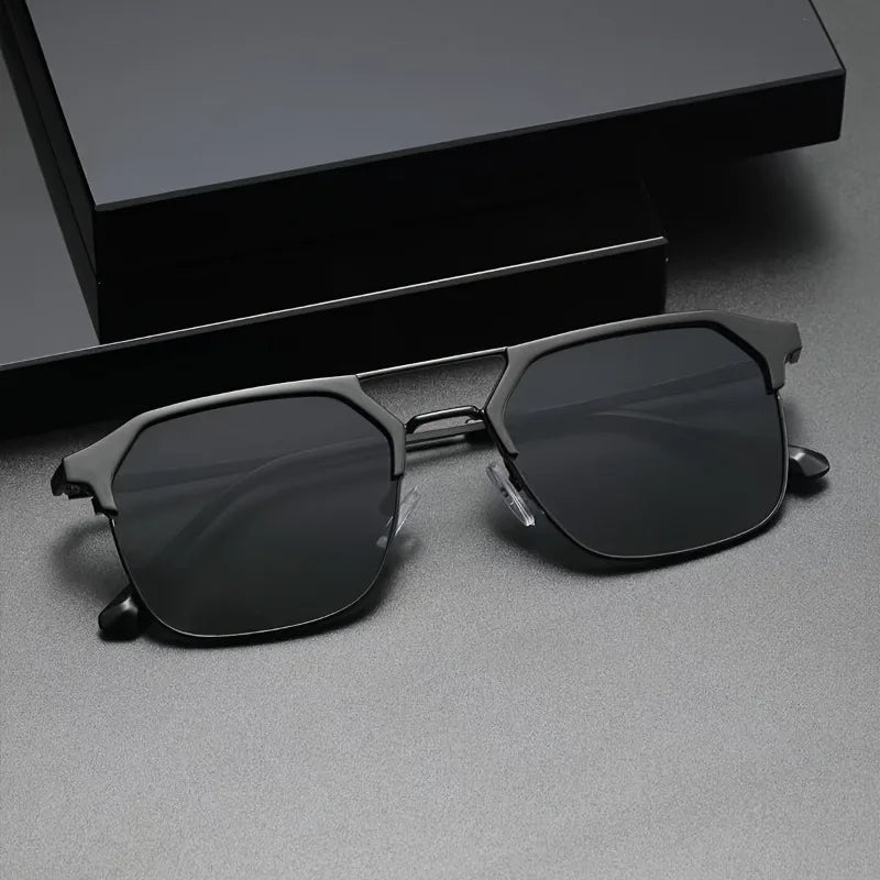 Men'S Stylish Geometric sunglasses Perfect for Street Style & Everyday Use