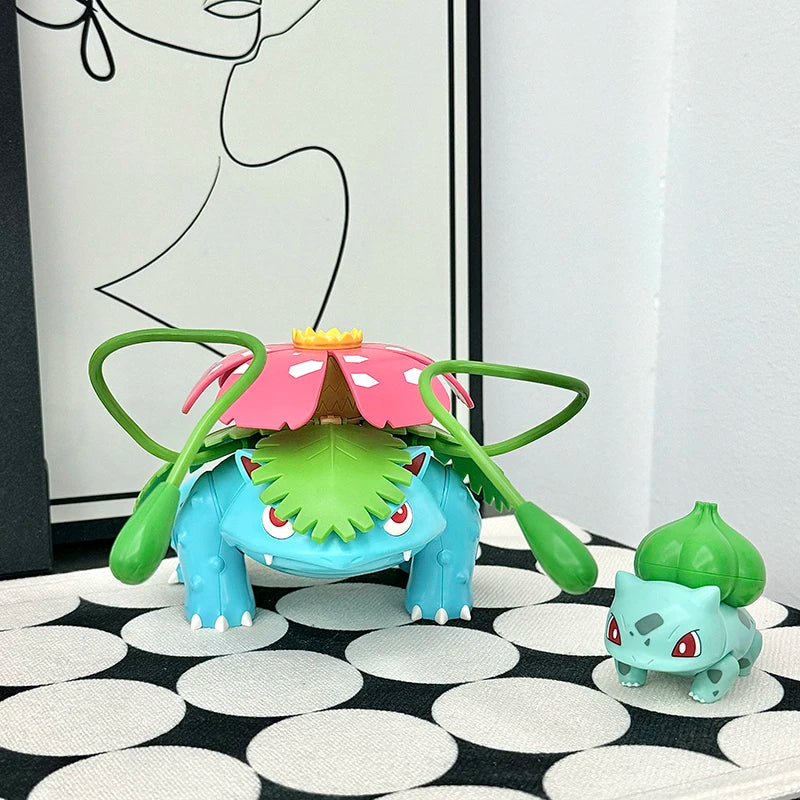 Let's Go! Pokemon Toys Pikachu Charmander Bulbasaur Squirtle Mew Building Blocks