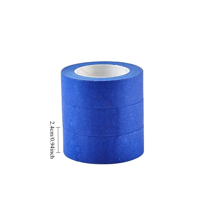 3Rolls 20m/Roll Paint Tape Multi-Surface Masking Easy Removal Paint Tape Security Wall Painting Crafts Art Construction Home