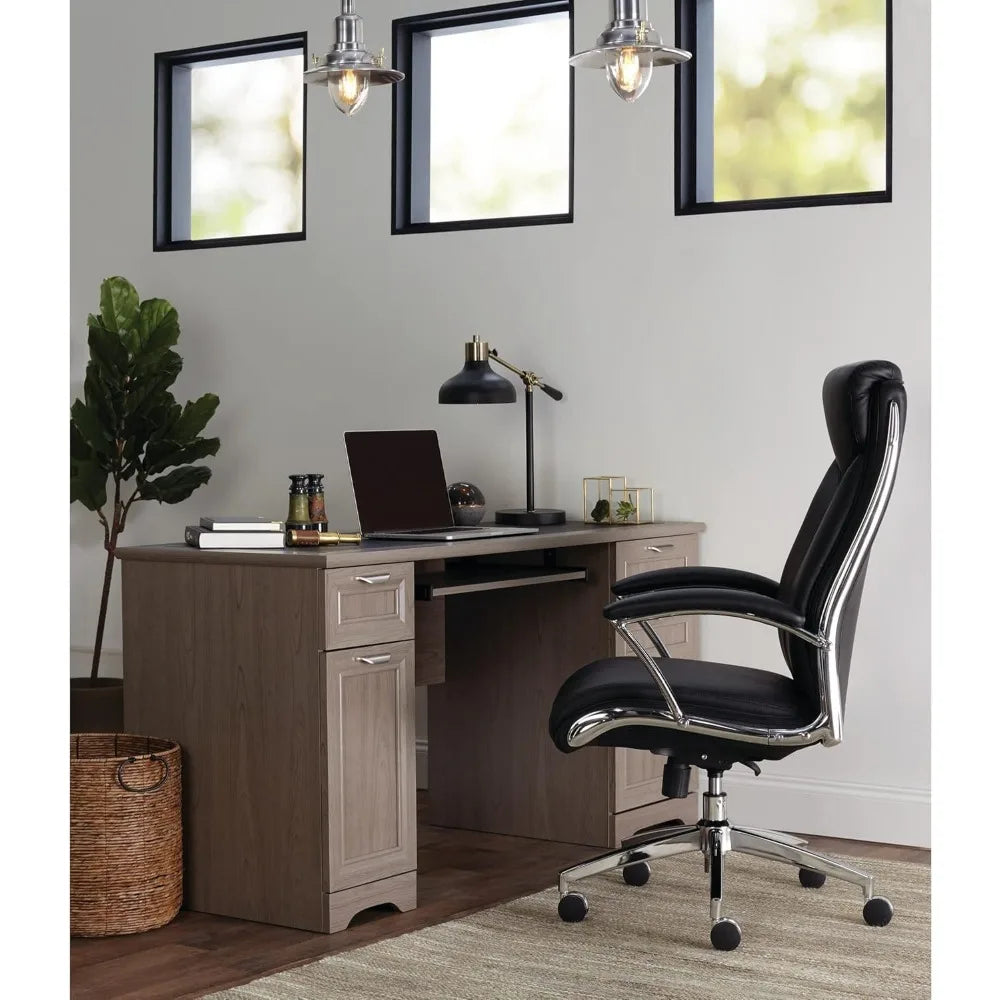 ® Magellan 59"W Manager's Computer Desk, Gray