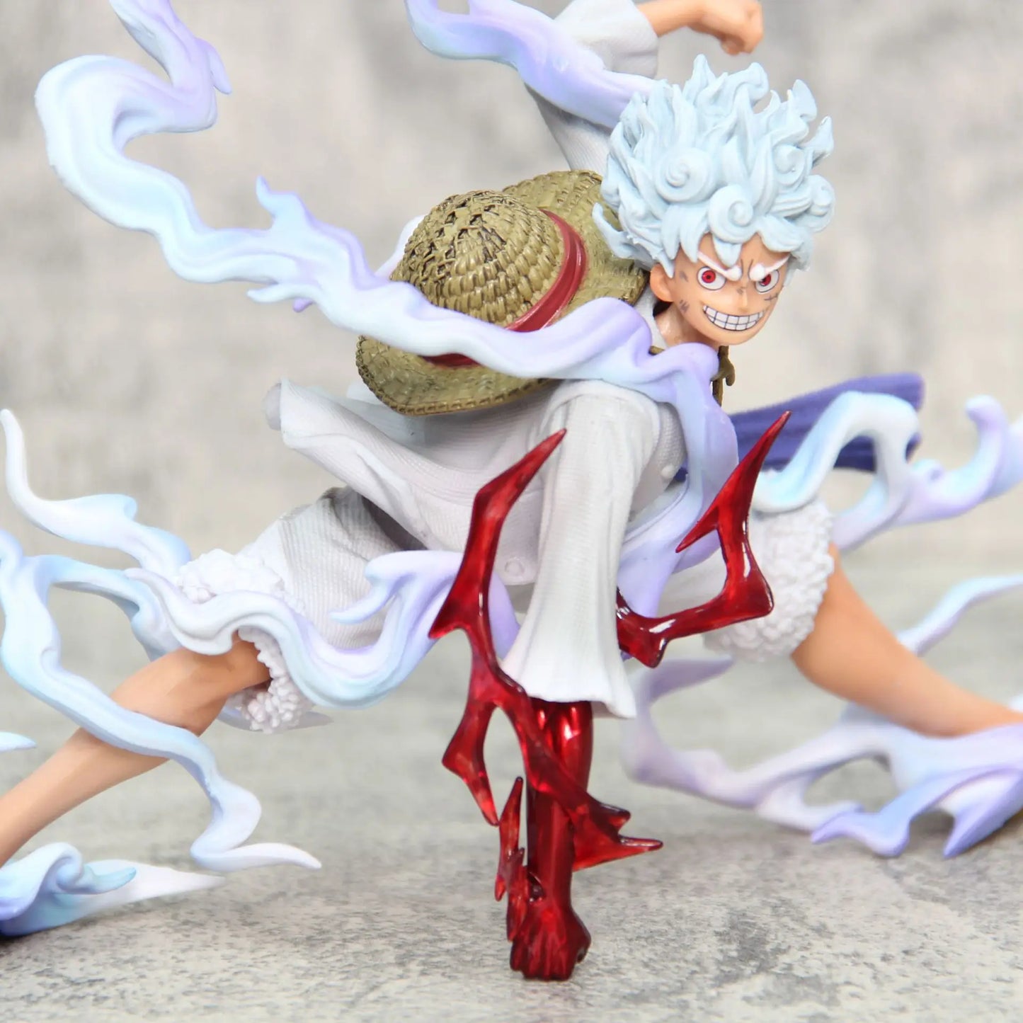 18cm, 7inch One Piece Sun God Nica Luffy awakens in 5th gear Action Figure Model