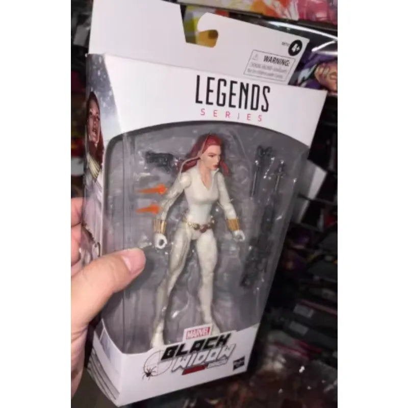 Original Hasbro Marvel Legends Series BALCK WIDOW Anime Figure Toys Collection Ornaments