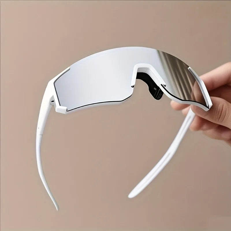 1pc Oversized Wrap Frame Fashion Glasses Y2K Fashion Glasses Unisex Eyewear for Music Festivals Casual