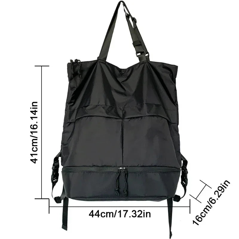 Women&Men Backpack Large Capacity Unisex Backpacks Nylon Waterproof Sports Bag Trend School Bags Portable Leisure Travel Handbag