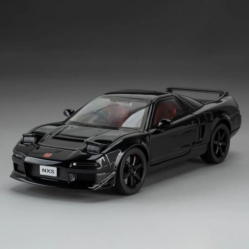 1:32 Honda NSX Accord Alloy Model Toys Miniature Cars Diecast Vehices Doors Opened with Sound Light Pull Back Toy Kids Presents