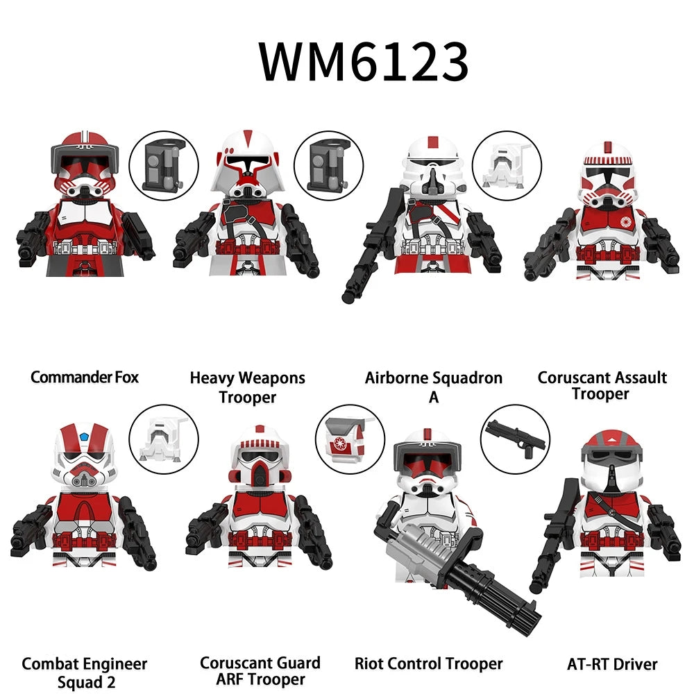 21st Nova Corps Minifigures Star Wars Army Pack Purple Clone Troopers M25
