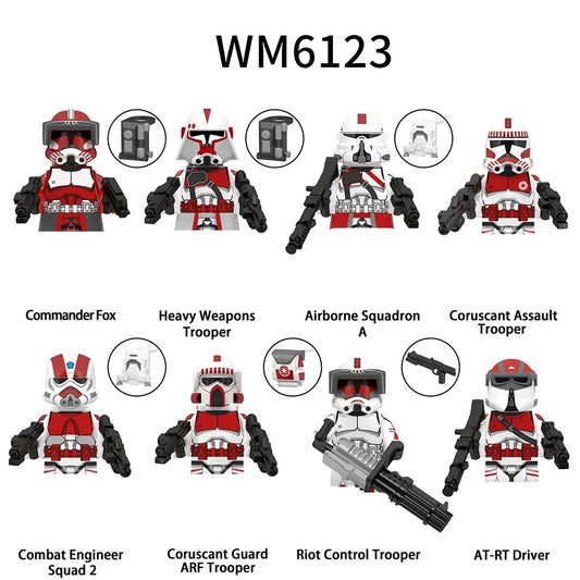 21st Nova Corps Minifigures Star Wars Army Pack Purple Clone Troopers M25